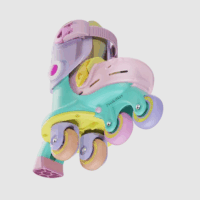 Yvolution Twista Állítható Egysoros görkorcsolya 29-34 Méret - Szivárvány