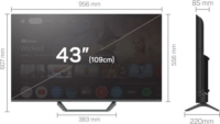 Tesla 43" Q43E655GUS 16:9 4K UHD QLED Google Smart TV