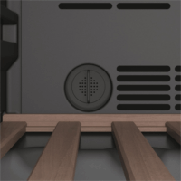 Haier HWS77GDAU1 Szabadonálló Borhűtő 77 palack 190L - Fekete