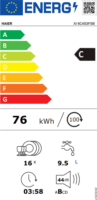 Haier XI 6C4S3FSB Beépíthető Mosogatógép 60cm 16 teríték