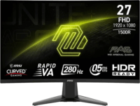 MSI 27" MAG 276CXFDE 16:9 FullHD Fast VA LED Ívelt Gaming Monitor - Fekete