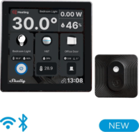 Shelly 234704 Okosotthon fali vezérlőpanel - Fekete