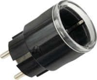 Shelly 234381 WiFi / Bluetooth Okos konnektor aljzat fogyasztásmérővel - Fekete