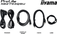 iiyama 27" XB2793QSU-B1 ProLite 16:9 QHD IPS LED Monitor - Fekete