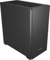 FSP U530-BS Midi Torony Számítógépház + 4db 120mm ventilátor - Fekete