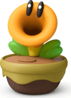 Nintendo Chatter Flower interaktív játékfigura