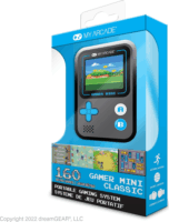 dreamGear My Arcade Gamer Mini Classic Hordozható Retro Játékkonzol - Fekete/Kék