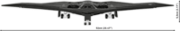 Cobi Northrop B-2 Spirit bombázó repülő 1109 darabos műanyag makett 1:100