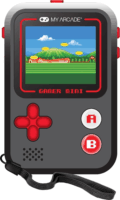 dreamGear My Arcade Gamer Mini Classic Hordozható Retro Játékkonzol - Fekete/Piros