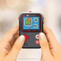 dreamGear My Arcade Gamer Mini Classic Hordozható Retro Játékkonzol - Fekete/Piros