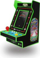 dreamGear My Arcade Nano Player Pro 4,08 Galaga Hordozható Retro Játékkonzol - Fekete/Zöld