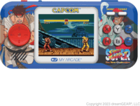 dreamGear My Arcade Pocket Player Pro Super Street Fighter Hordozható Retro Játékkonzol