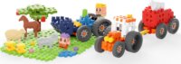 Marionex Mini Waffle 110 darabos Farmerek traktorral építőjáték készlet