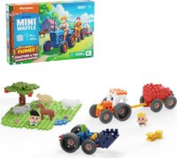 Marionex Mini Waffle 110 darabos Farmerek traktorral építőjáték készlet