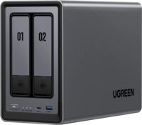 Ugreen DXP2800 2-rekeszes NAS Hálózati Adattároló + 2x 6TB HDD