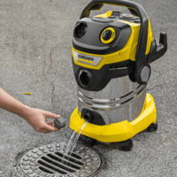 Kärcher WD 5 Control S 25/5/22 Nedves-Száraz porszívó 1200W - Sárga/Ezüst