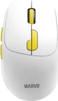 MARVO M809W WH Bluetooth + RF Wireless Egér - Fehér