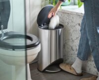 Joseph Joseph Arc 10 literes pedálos fém szemetes - Inox