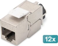 Digitus DN-93617-12 CAT6a Árnyékolt Keystone Modul (12db/csomag)