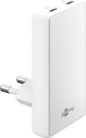 Goobay 75726 2x USB-C 90° Hálózati Gyorstöltő Adapter 65W - Fehér