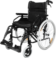 REHAFUBD RF-3 Alumínium Összecsukható Kerekesszék Max 135kg - Fekete