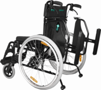 REHAFUBD RF-3 Alumínium Összecsukható Kerekesszék Max 135kg - Fekete