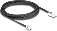 Delock 88037 RJ-45 apa - RJ-11 apa Telefon Kábel 3m - Fekete
