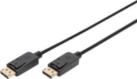 Digitus AK-340103-050-S Displayport Kábel (apa/apa) 5m - Fekete