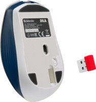 Defender MM-282 RF Wireless Gaming Egér - Fehér/Kék