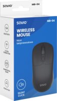 Savio MB-04 Bluetooth + RF Wireless Egér - Fekete