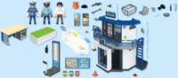 Playmobil 71784 City Action - Rendőrőrs Körözési Szobával