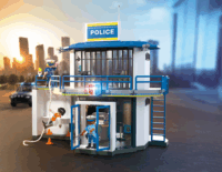 Playmobil 71784 City Action - Rendőrőrs Körözési Szobával