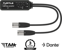 Turtle 2CH RJ45 - 2x XLR Analóg Kimeneti Átalakító Adapter