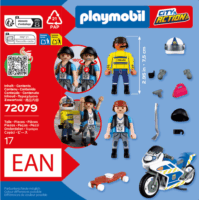 Playmobil 72079 City Action - Motoros Üldözés