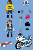 Playmobil 72079 City Action - Motoros Üldözés