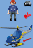 Playmobil 72080 City Action - Rendőrségi Helikopter