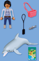 Playmobil 72091 Animals & Friends - Delfin és Látogató