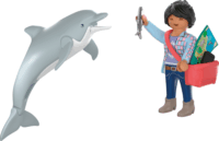 Playmobil 72091 Animals & Friends - Delfin és Látogató