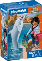 Playmobil 72091 Animals & Friends - Delfin és Látogató