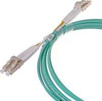 Alantec FOC-LCLC-5MMD-3-3 OM3 Optikai Patch Kábel LC Duplex 3m - Türkiz