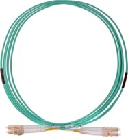 Alantec FOC-LCLC-5MMD-3-3 OM3 Optikai Patch Kábel LC Duplex 3m - Türkiz