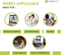 Techly ICC SH-22 Konferencia Mikrofon - Fekete