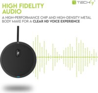 Techly ICC SH-22 Konferencia Mikrofon - Fekete