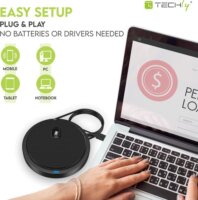 Techly ICC SH-22 Konferencia Mikrofon - Fekete