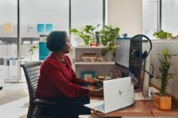 HP Poly Blackwire 3320 Sztereo USB-C Fejhallgató Headset - Fekete