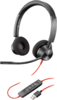 HP Poly Blackwire 3320 Sztereo USB-C Fejhallgató Headset - Fekete