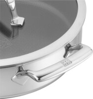 Zwilling 1034500 Peak Tálaló serpenyő Üveg fedéllel 26cm - Inox