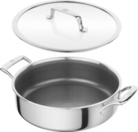Zwilling 1034500 Peak Tálaló serpenyő Üveg fedéllel 26cm - Inox