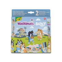Crayola 0254 Washimals 2 darabos Bluey lefesthető figura készlet