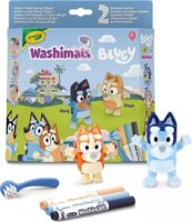 Crayola 0254 Washimals 2 darabos Bluey lefesthető figura készlet